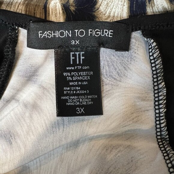 Fashion to Figure NWT Dress 3X Animal Print Sleeveless Bodycon Pullover Size 3X - Picture 9 of 9